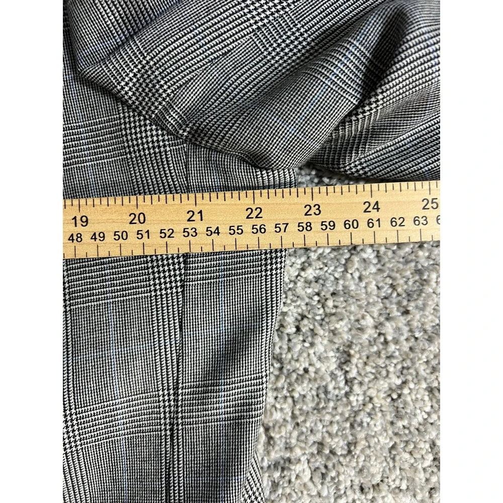 Jos. A. Bank Signature Collection Mens 44R Grey Glen Plaid 100% Wool Blazer Coat